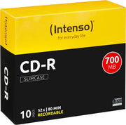 Intenso CD-R 700Mb 52x slimcase (10)