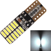 2 STKS T10 4.8 W 720LM Wit licht 24 SMD 4014 LED foutloos Canbus autolading Lights Lamp