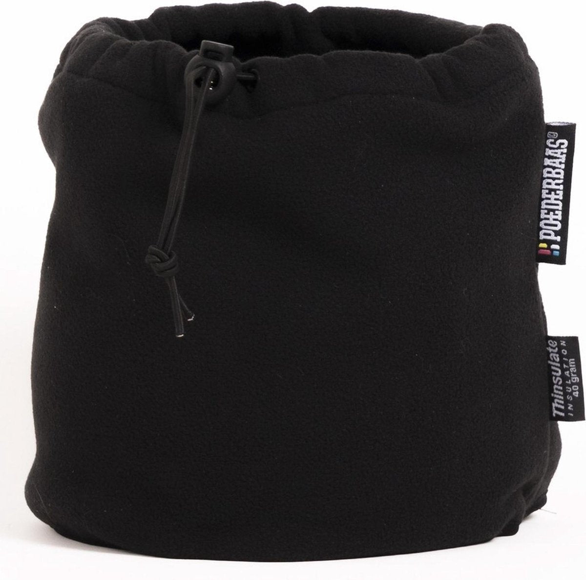 Poederbaas colsjaal One Size - zwart