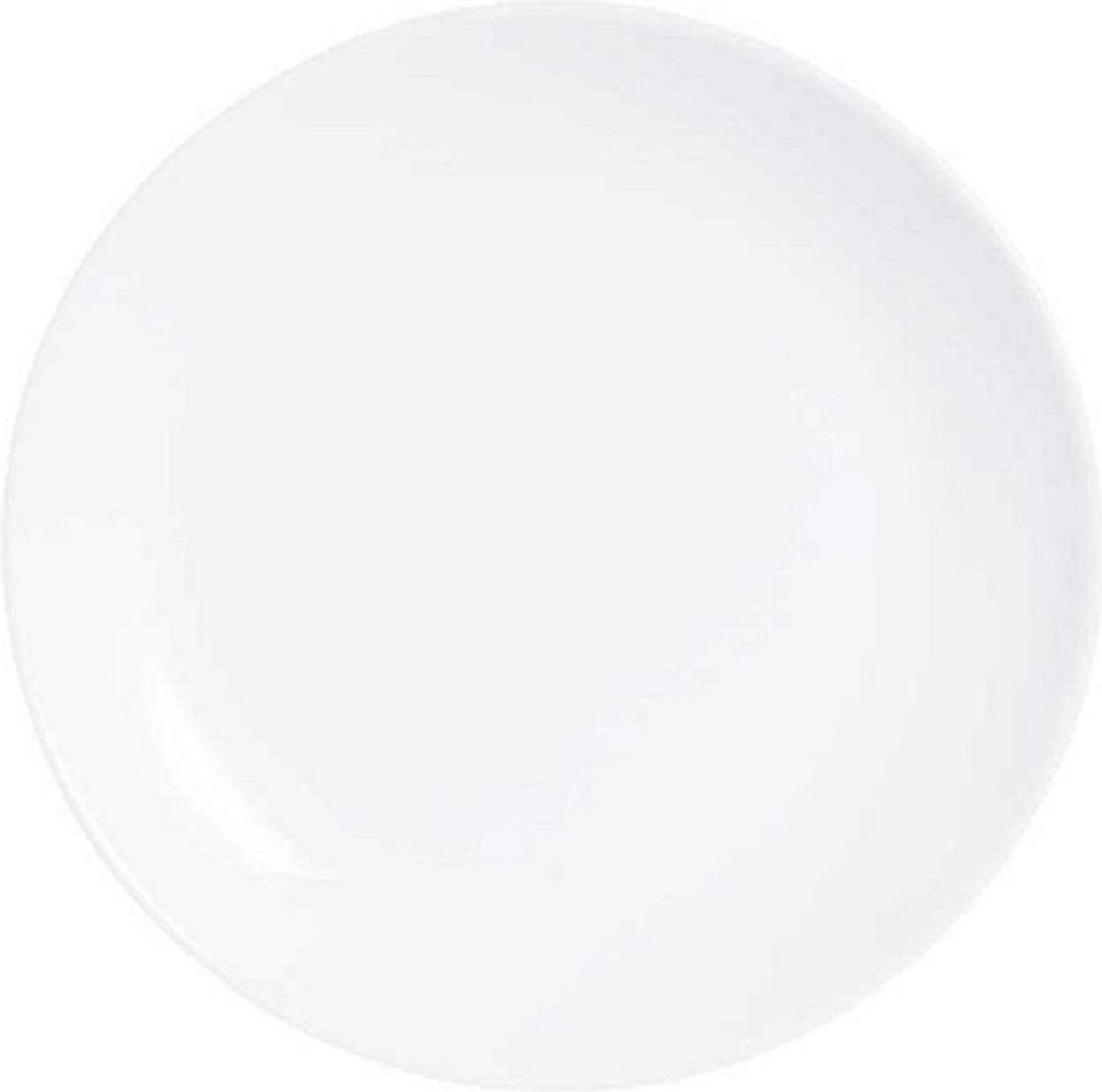 Arcoroc Evolutions Servies - Dessertborden - Wit - D19cm - Opaal - (set van 6) En Yourkitchen E-kookboek - Heerlijke Smulrecepten