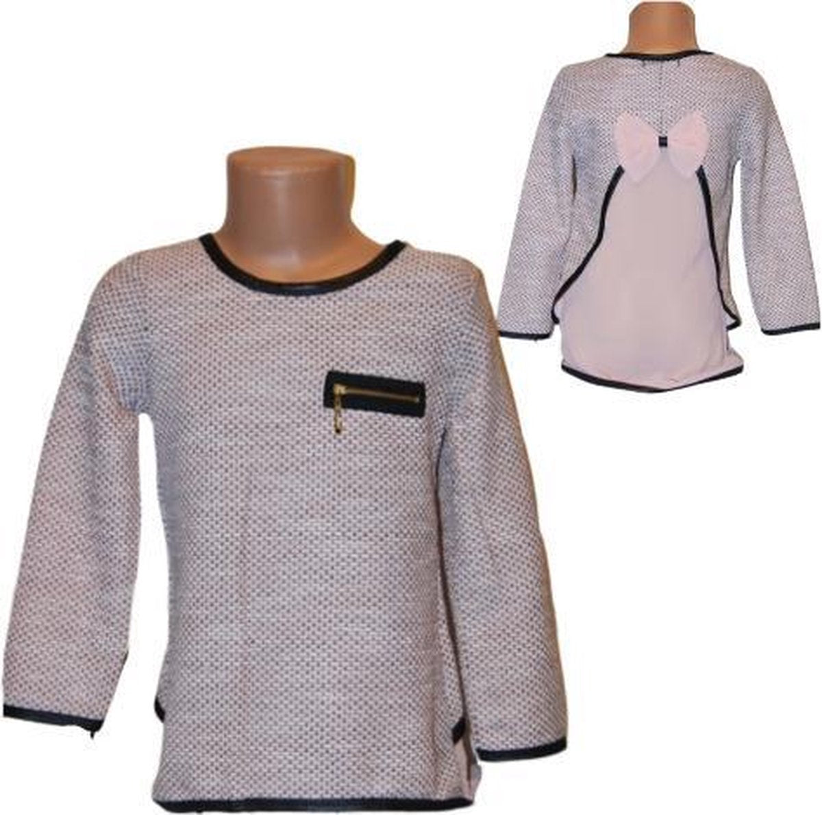 Meisjes longsleeve B.B. Land licht 92