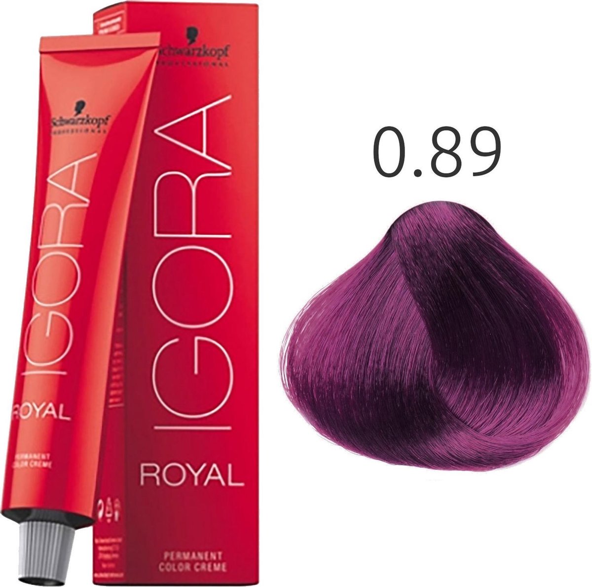 Schwarzkopf Igora Royal Permanent Color Cream 60ml - 0-89 Red Violet