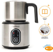 CuisiNoon® Premium Melkopschuimer Multifunctioneel - Barista Aeroccino - Incl. 16 sjablonen & E-book