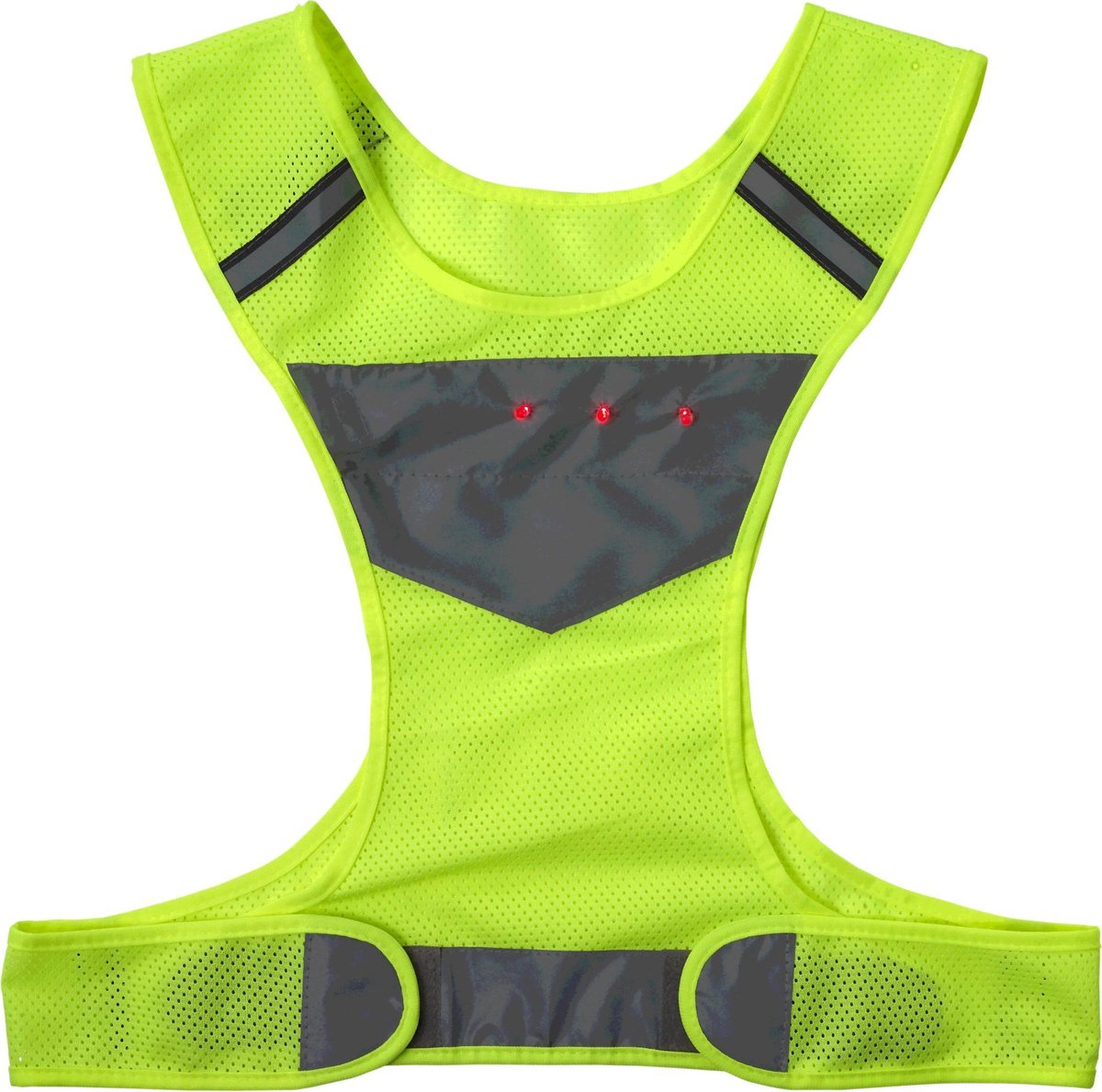 2x Gele veiligheidsvesten/hesjes reflecterend - Sportbenodigdheden/accessoires - Sportkleding - Veiligheidsvesten - Fluoriserende vesten volwassenen