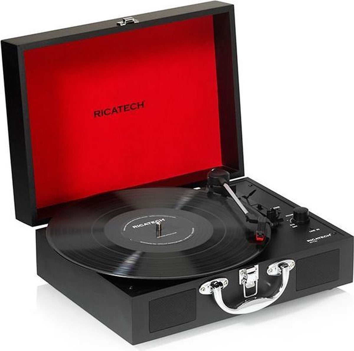 RICATECH RTT21 - Platenspeler met bluetooth - Zwart