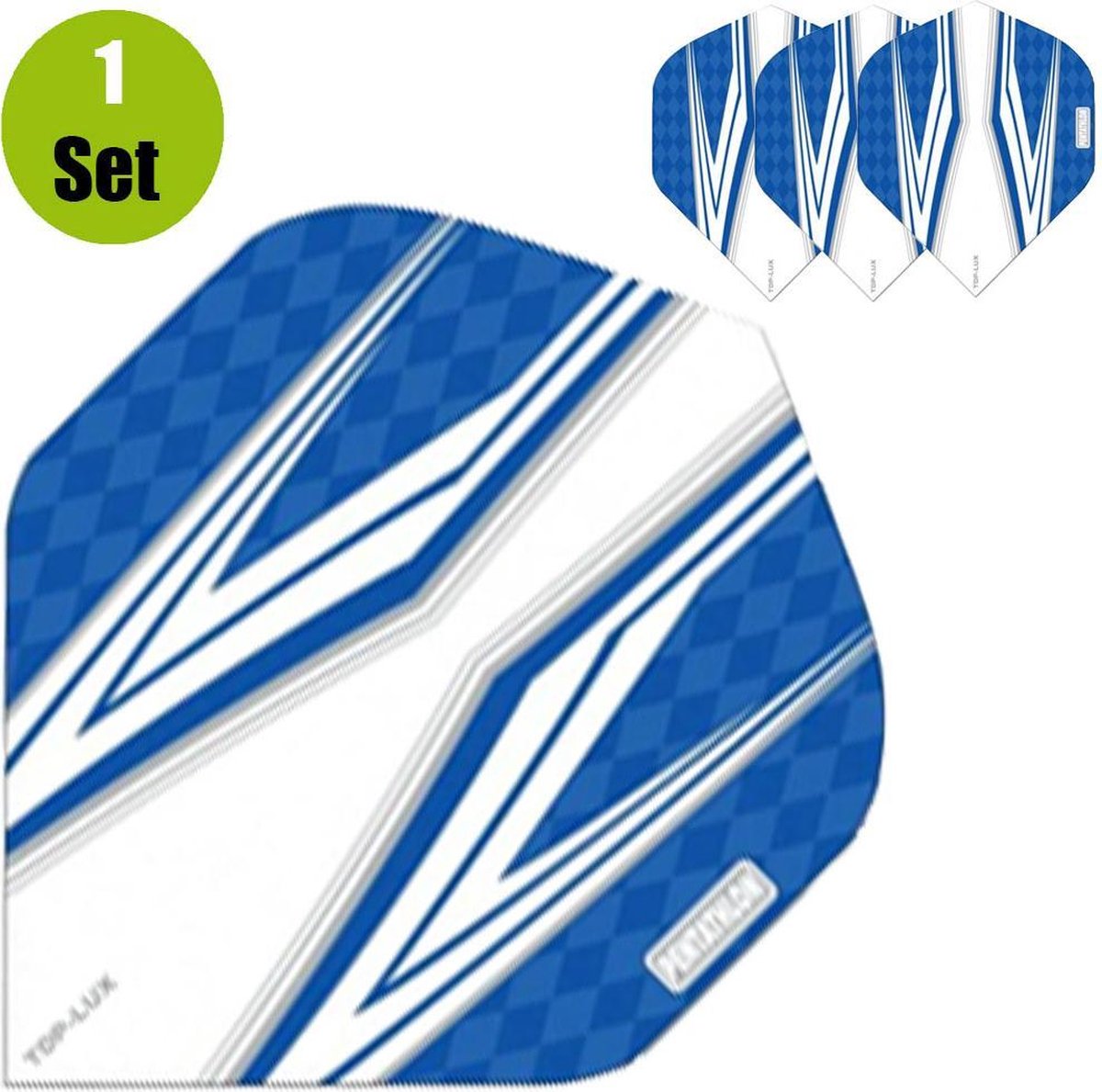 Pentathlon TDP Lux Vizion White Dartflights - Blauw- ()