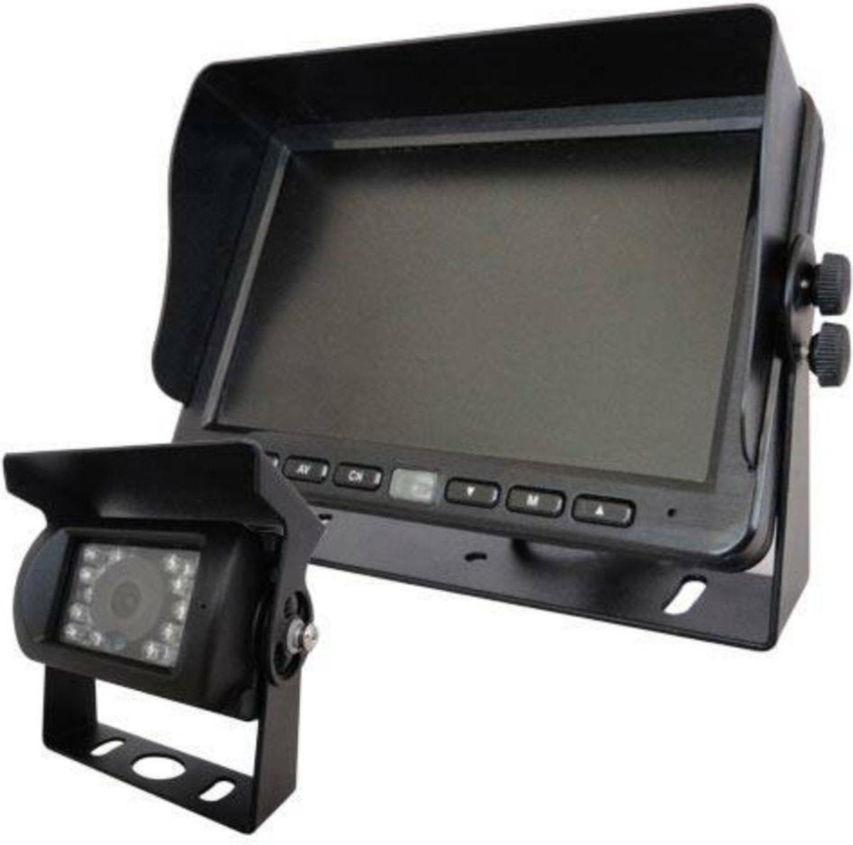 247 Lighting / 7" Achteruitrijcamera set / met 1 camera / 18 leds / Nachtzicht / IP68 / 12-24V /Geschikt voor Auto/ Camper / Caravan / Vrachtwagen / Landbouw / Boot / Tractor