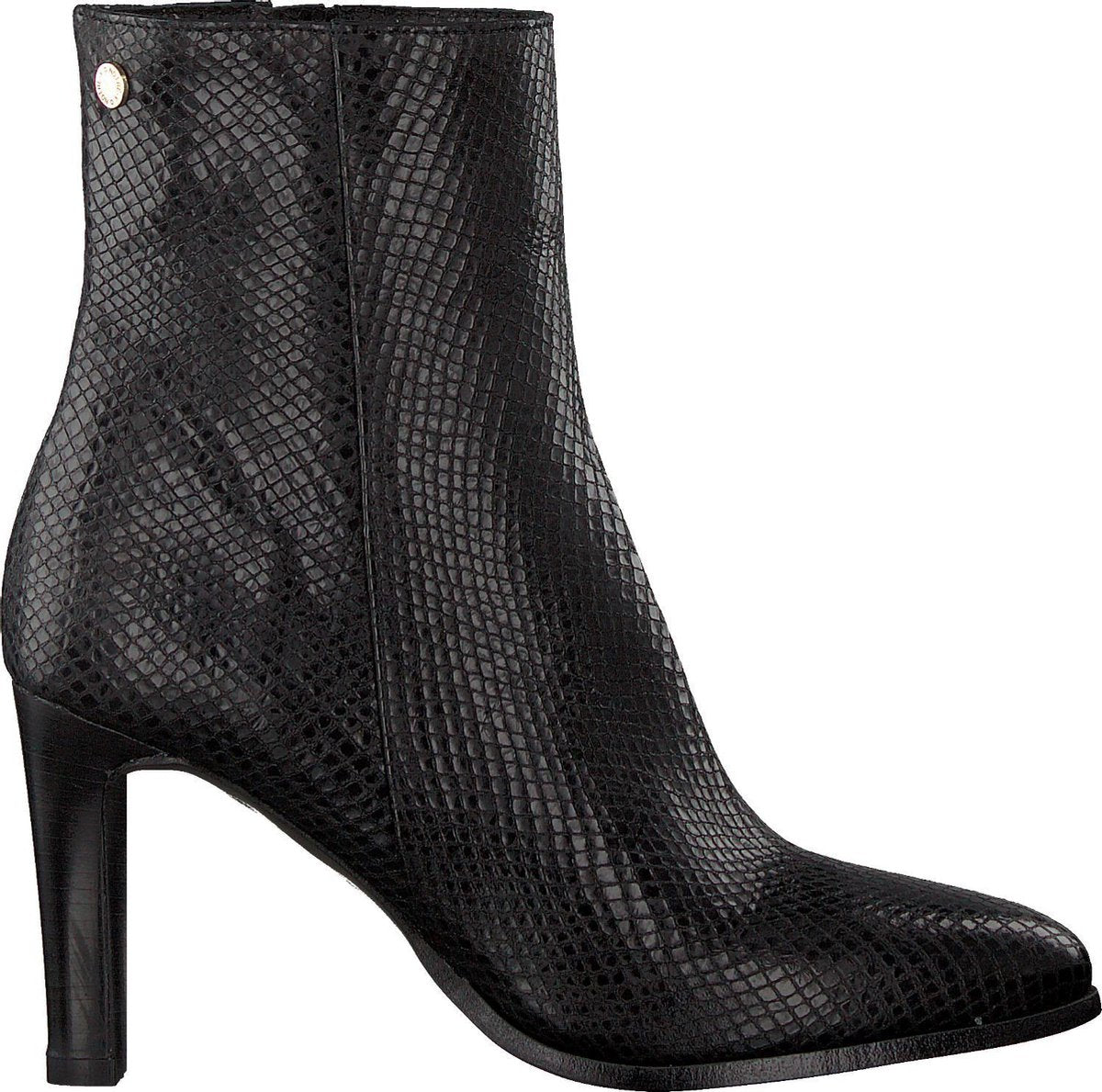 Notre-V 7436 Enkellaarsjes - Enkelboots - Dames - Zwart - Maat 36