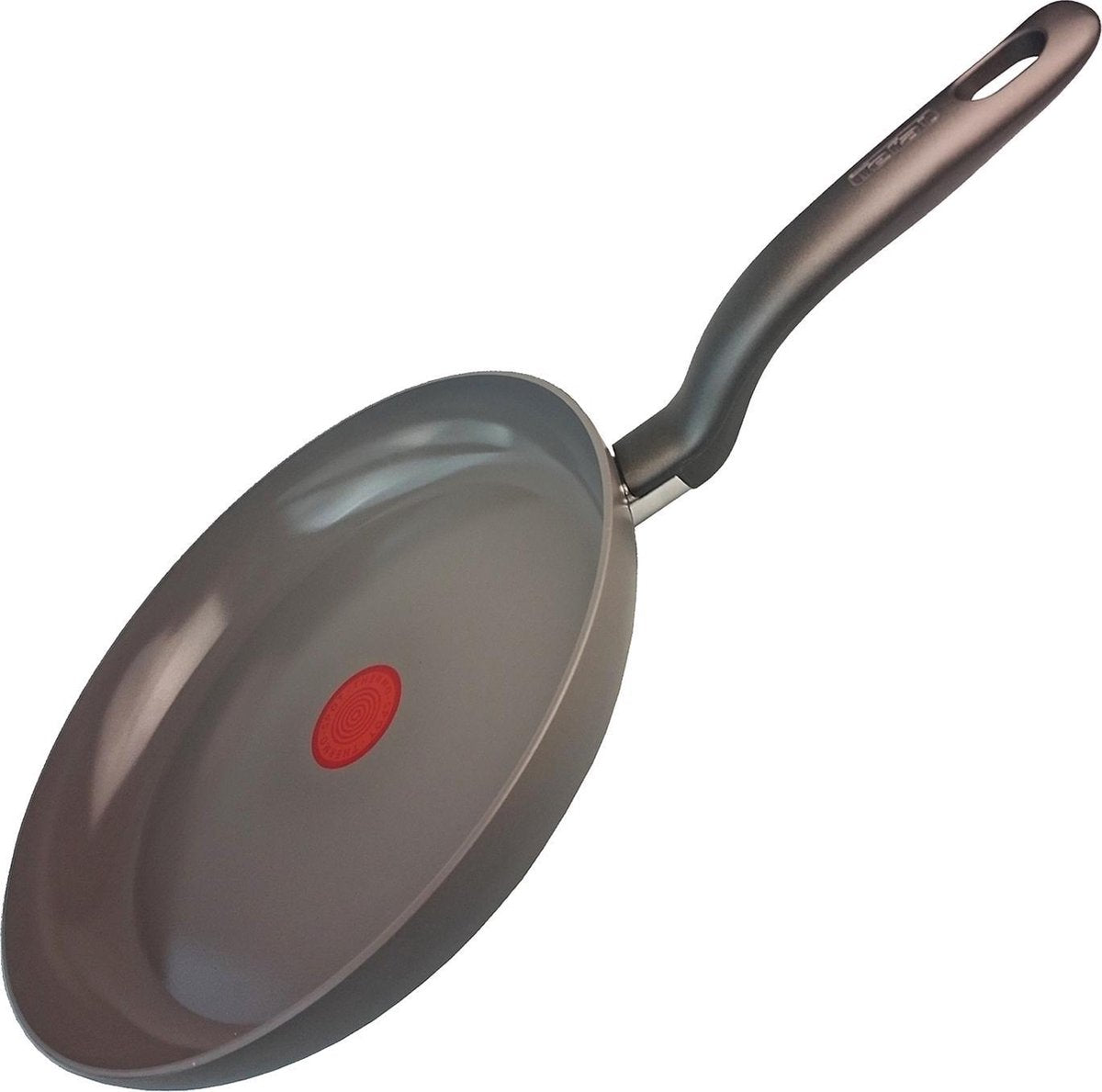 Tefal Ceramic Control Induction Grey Koekenpan - Ø 28 cm | OOK GESCHIKT VOOR INDUCTIE !