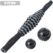 U-Fit One® 3 delige Massage roller set - massage stick - handmassage -  voeten massage - massage apparaten - foam roller - Verstelbare Massage - fysiotherapeuten - sportmassagetherapie - Massage tool -43CM