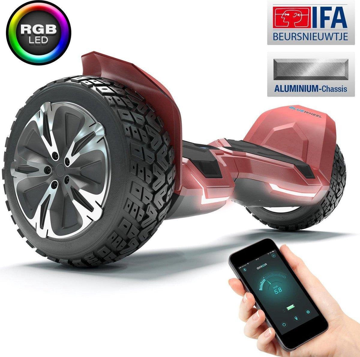 Gyroor Warrior G2 | Hoverboard | 8.5 Inch Wielen | Oxboard | Rood