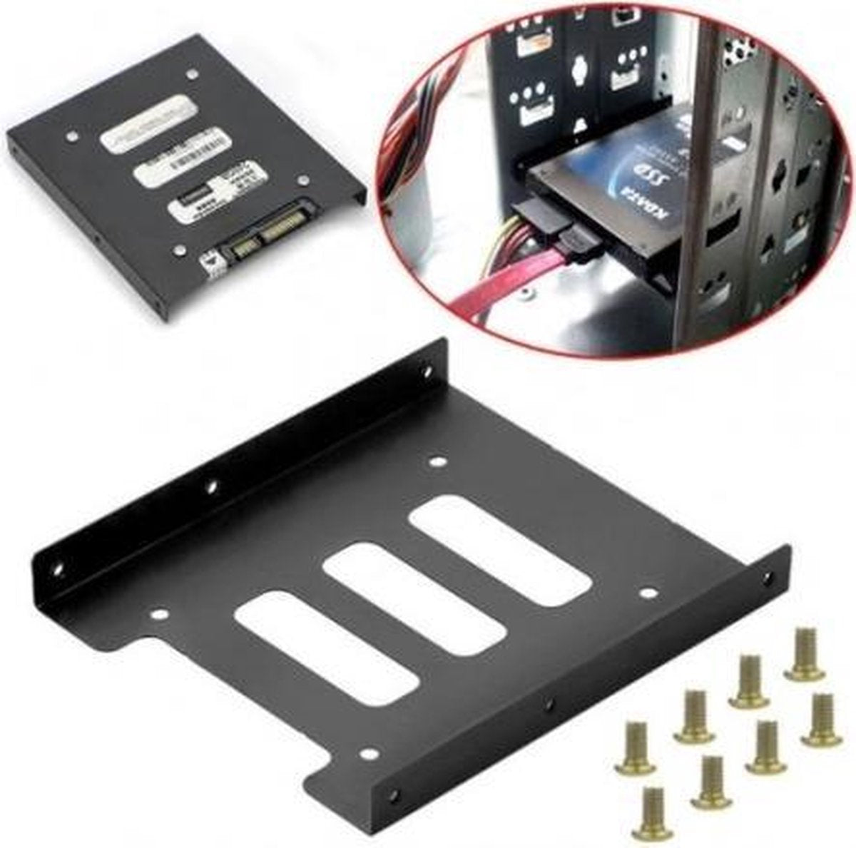SSD Bracket adapter 2.5 inch naar 3.5 inch - SSD 2.5 inch naar 3.5 inch converter