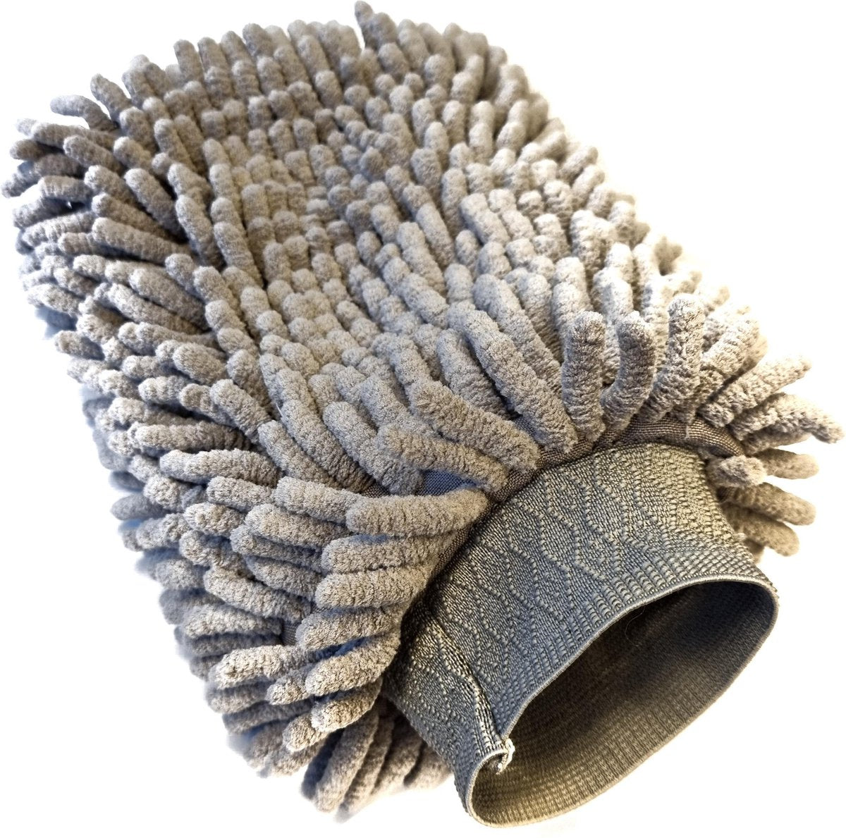 Gadgetpoint | Auto Handschoen | Schoonmaak Spons | Auto Washandschoen | Auto Wassen | Schoonmaakspons | 1 zijdig | Grijs