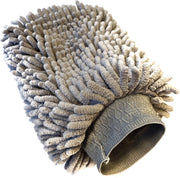 Gadgetpoint | Auto Handschoen | Schoonmaak Spons | Auto Washandschoen | Auto Wassen | Schoonmaakspons | 1 zijdig | Grijs