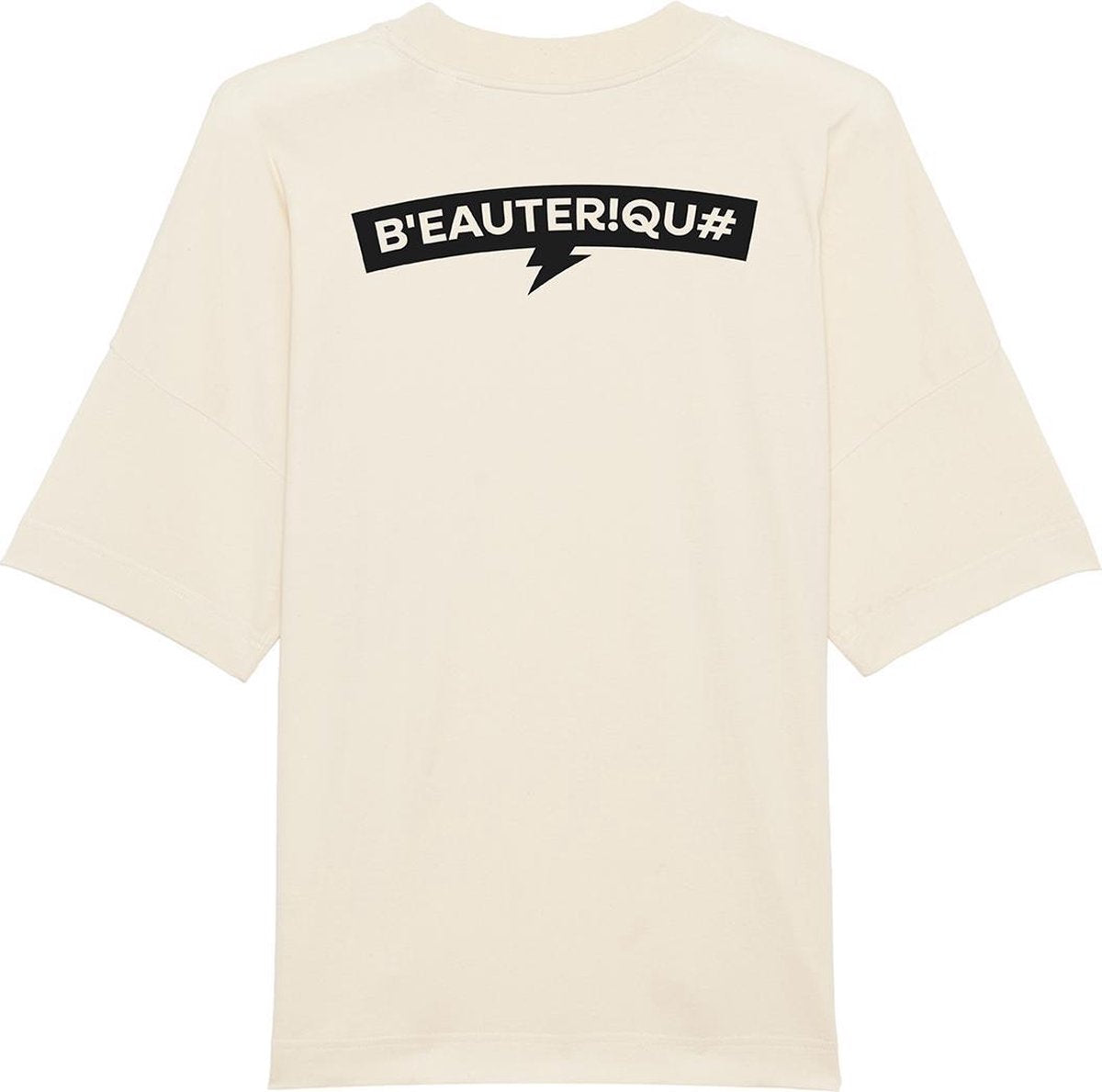 BEAUTERIQUE RUGPRINT HEREN T-SHIRT OVERSIZED
