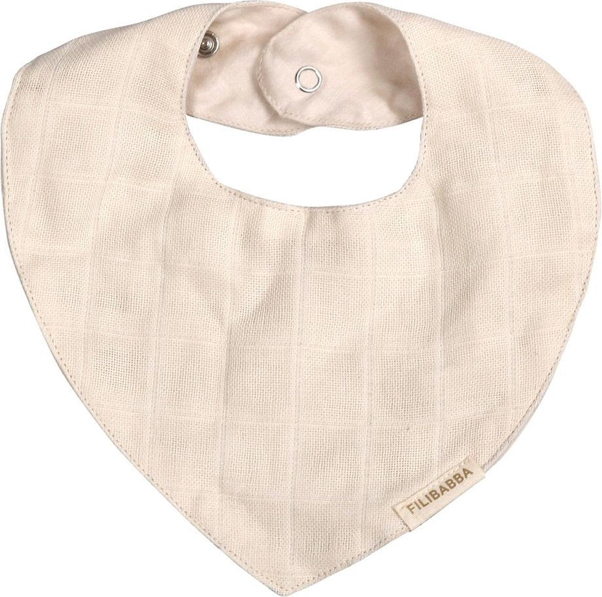 Filibabba Tetra Slabbetje - Nature White - One Size