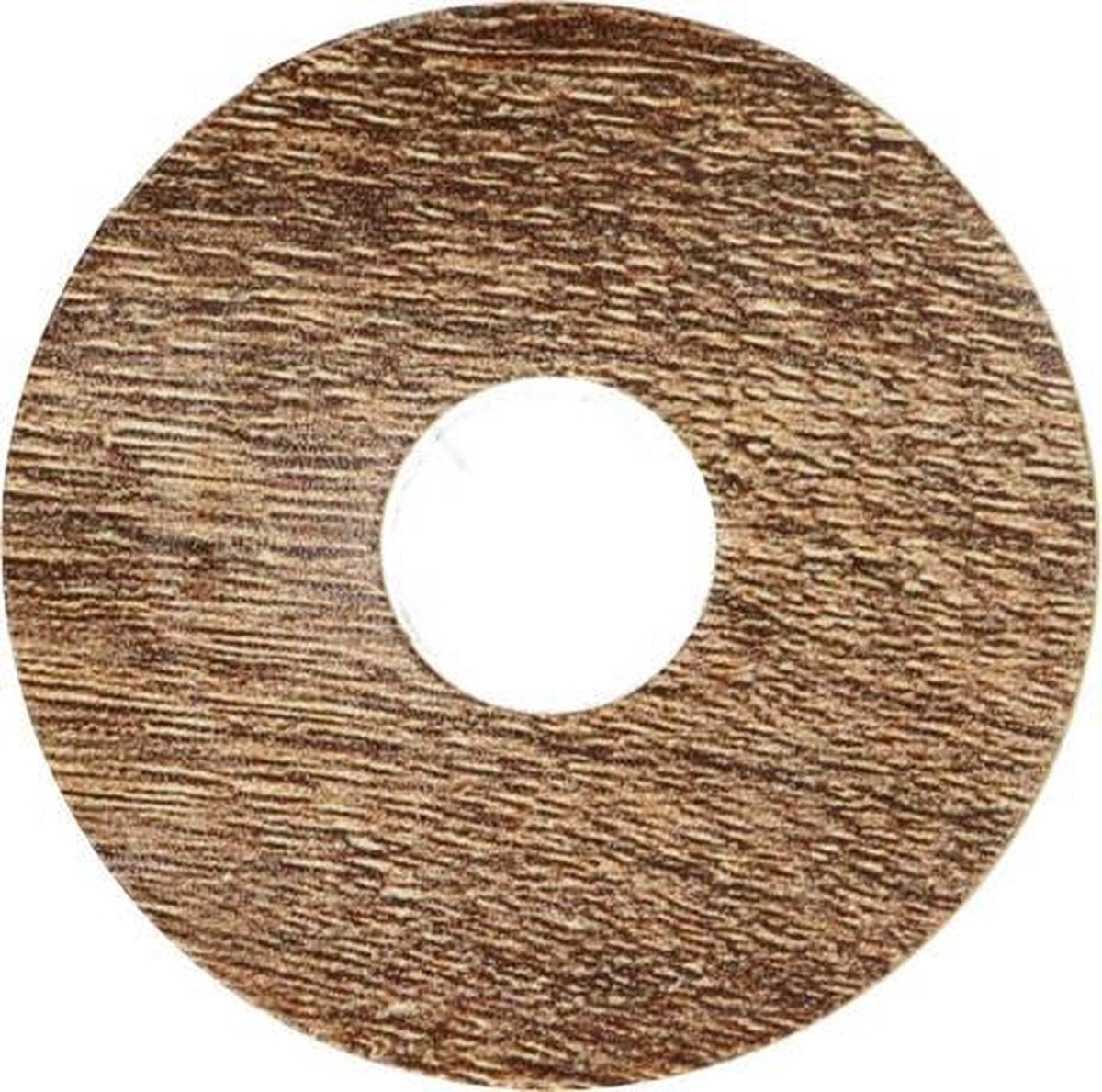 Zelfkl. rozet (17 mm) eiken geb. bruin (10 st.)