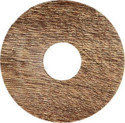 Zelfkl. rozet (17 mm) eiken geb. bruin (10 st.)