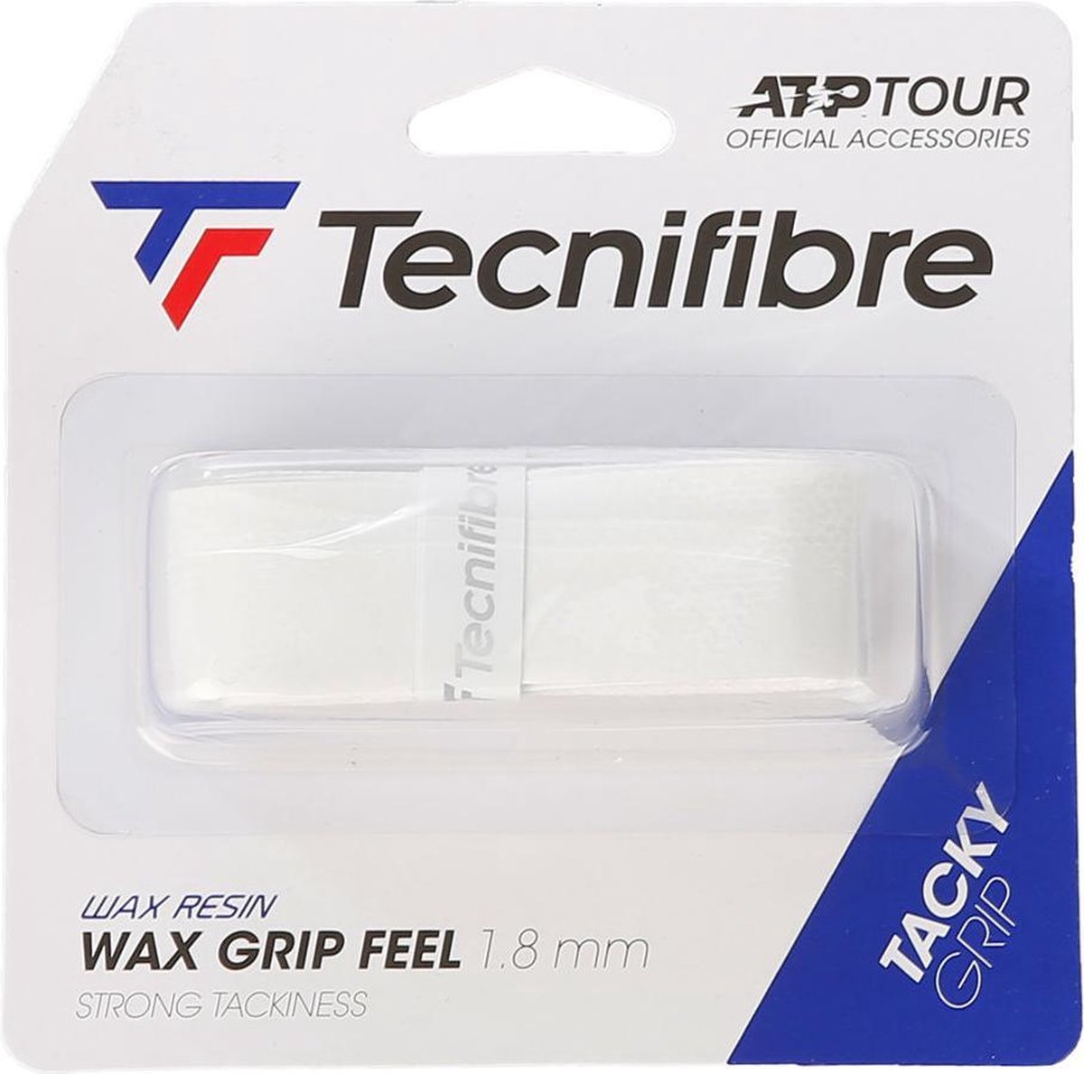 Tecnifibre WAX GRIP FEEL - wit - 1.8 mm - basisgrip