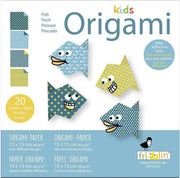Fridolin Origami Vis Vouwen 15 X 15 Cm 20 Stuks Multicolor