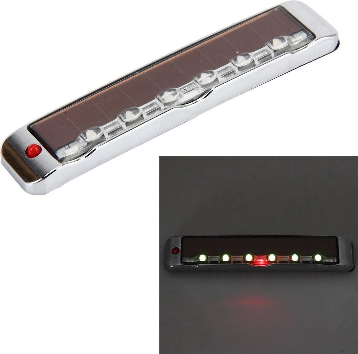 Auto Styling Solar Flash LED Anti-botsing decoratief licht