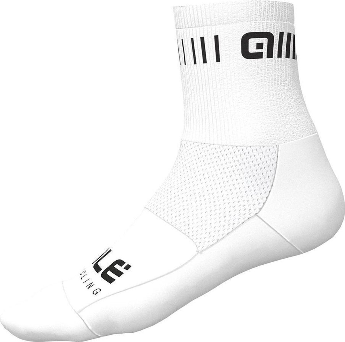 Sokken Strada Q-Skin - Wit-Zwart - 44-47