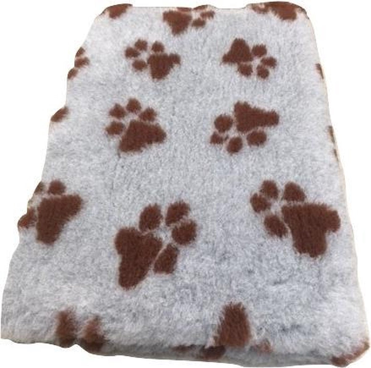Vetbed Dierenmat Xtra Soft - 2 kleur Big Paw- Grijs Bruin latex anti-slip 100 * 75 cm