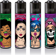Clipper Classic Aansteker Girlz - 4 stuks