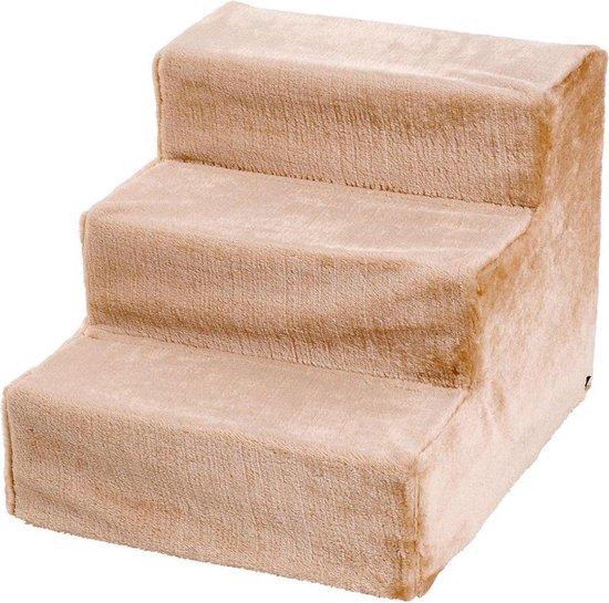 Hondentrap Beige 60 x 45 cm met zachte stof bekleed