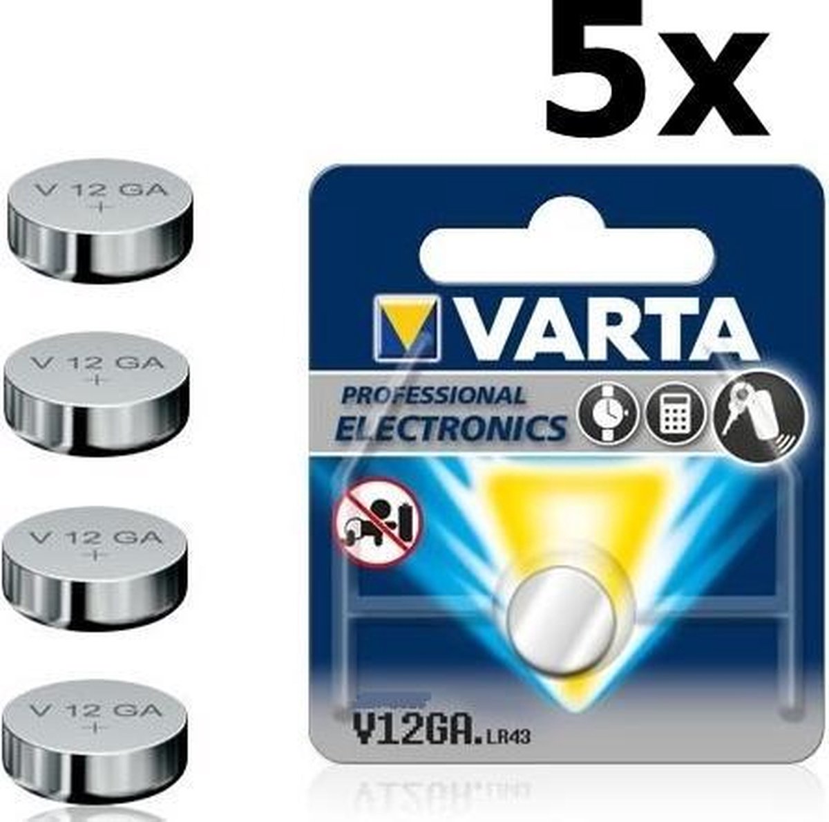 5 Stuks - VARTA V12GA