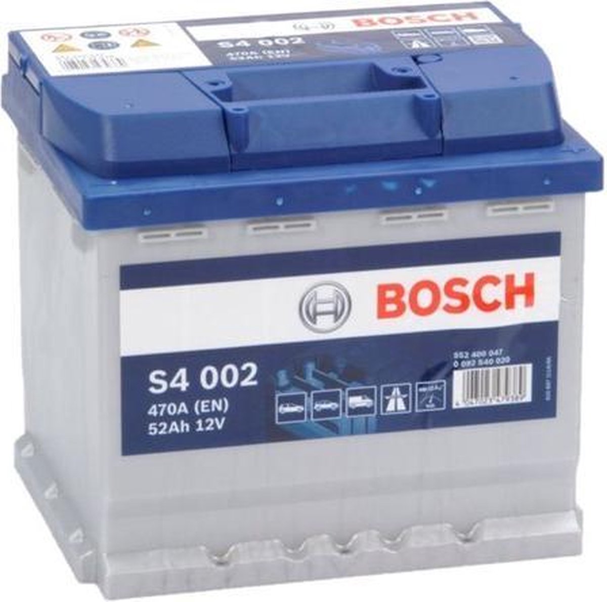 Bosch S4 007 Blue Auto Accu - 12V - 72 Ah