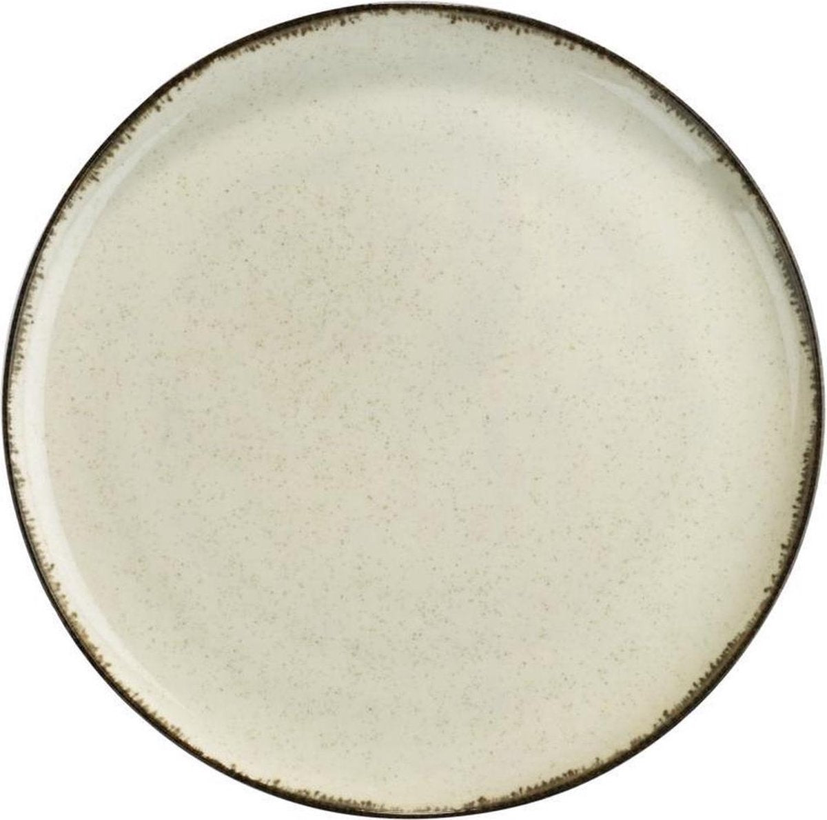 Supervintage Kitchen trend - servies - dinerbord - Creme Ocean - Aardewerk - prijs per stuk - rond 27 cm