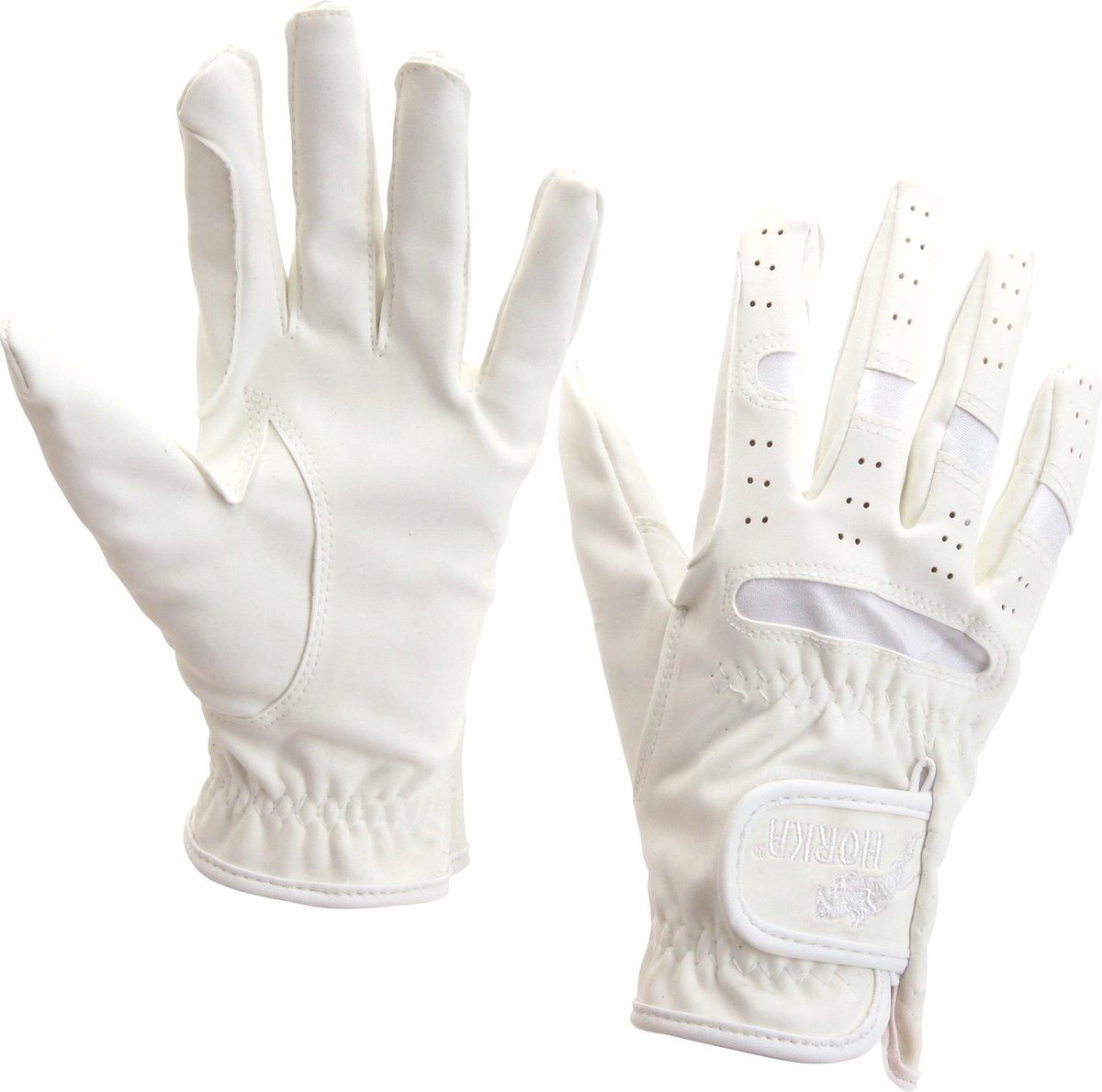 Paardrijhandschoenen Wit maat XS