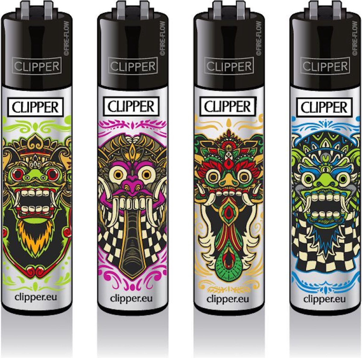 Clipper Classic Aansteker - Bali Barong | 4 stuks