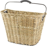 Stuurmand M-Wave gevlochten 35x25x26/22 cm inclusief stuurhouder