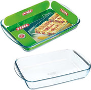 2x Glazen ovenschaal 2