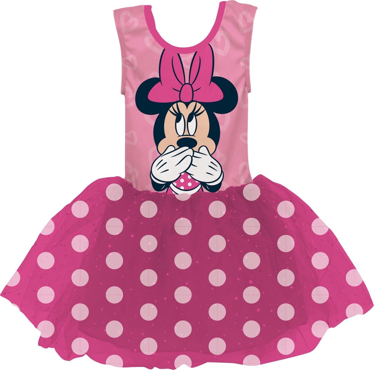 Arditex Verkleedjurk Minnie Mouse Meisjes Roze Mt 6-8 Jaar