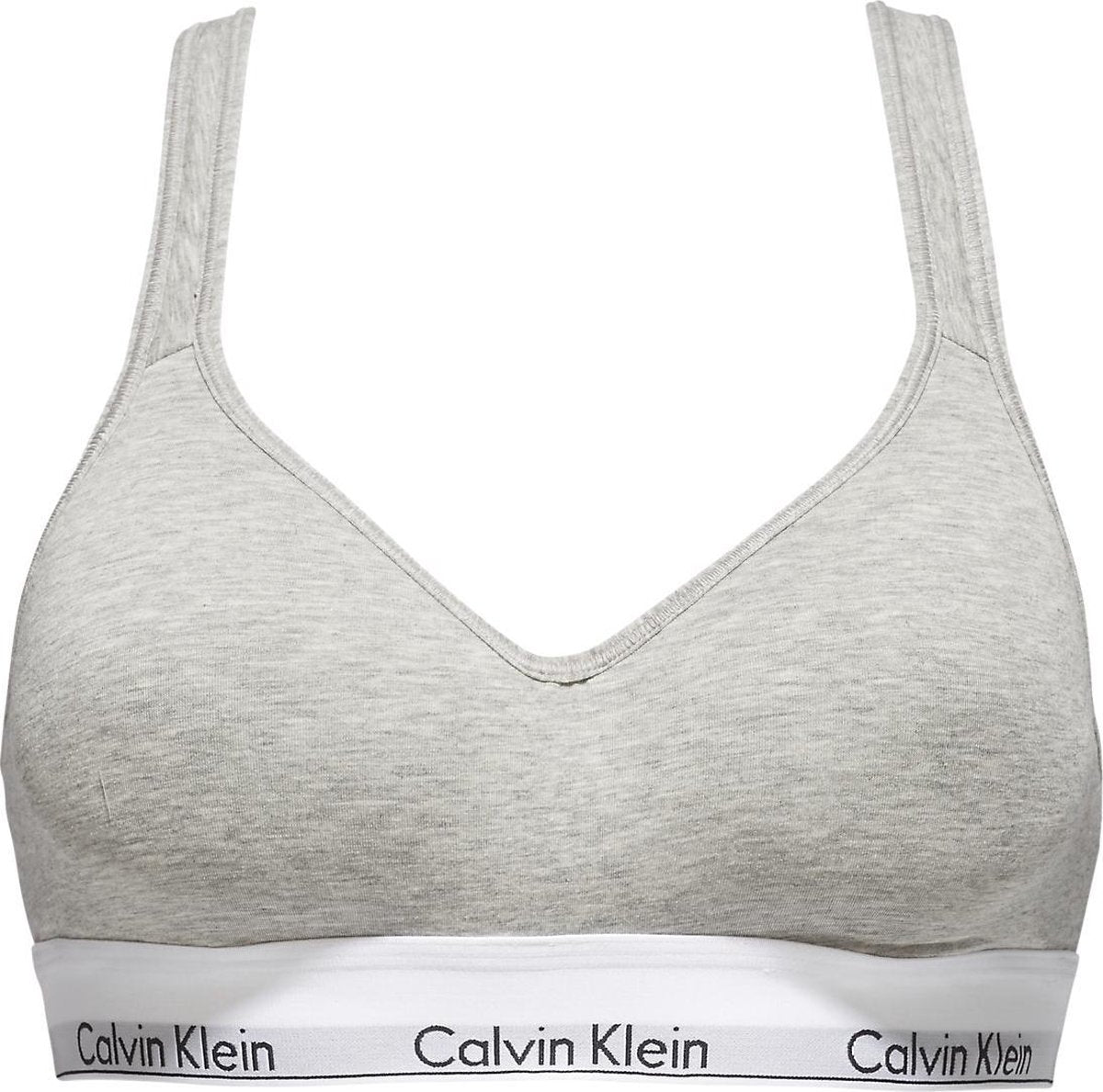 Calvin Klein Modern Cotton Bralette met cup - Grijs - Maat XS