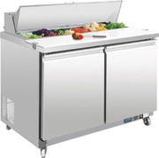 Polar 2-deurs gekoelde saladette 405ltr
