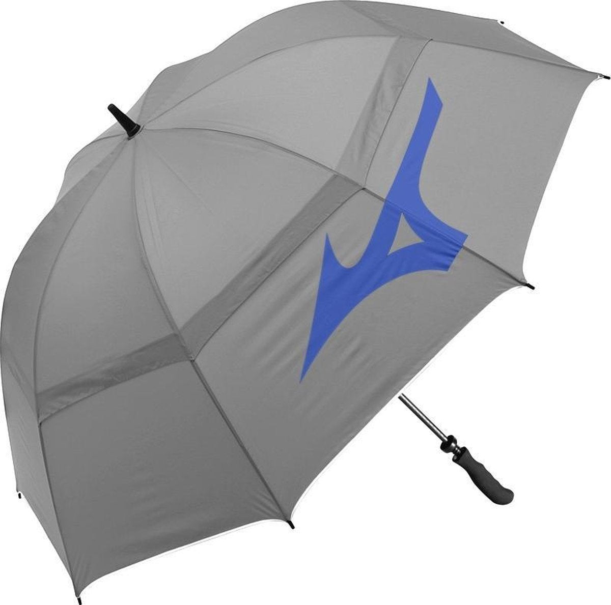 Mizuno Tour 55 inch Twin Canopy Staff Golfparaplu 2020 - Grijs Blauw