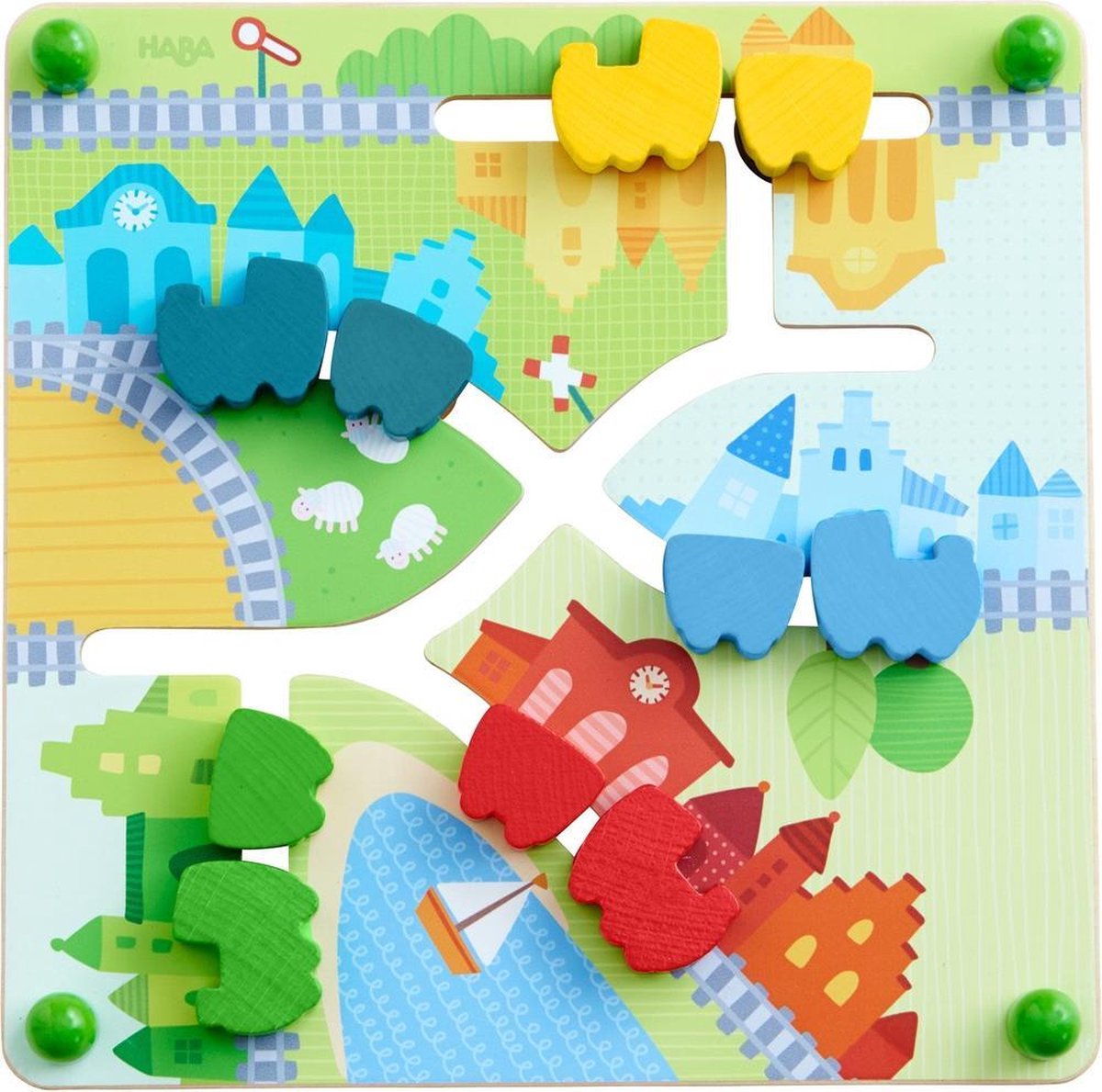 Haba Schuifpuzzel Trein Junior 22 Cm Hout