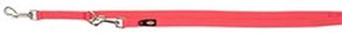Hondenriem - premium verstelbare hondenriem - nylon - Afmetingen: 200x1 cm - Kleur: koraalrood