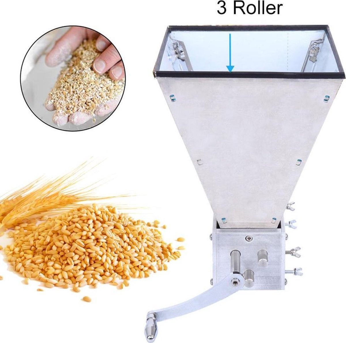 Dexters®  Graanpers | Graanmolen | Zelf Bier brouwen | Hopper