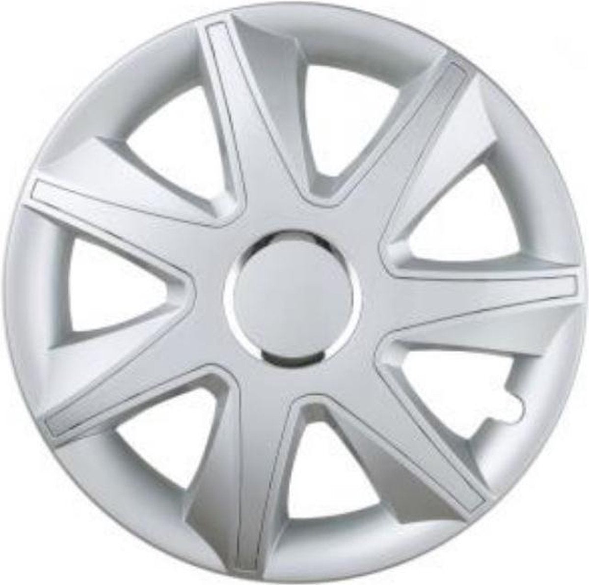 Wieldoppen Set Universeel 14 Inch Velgen 4 Stuks KOLPAK RUN 14 Zilver