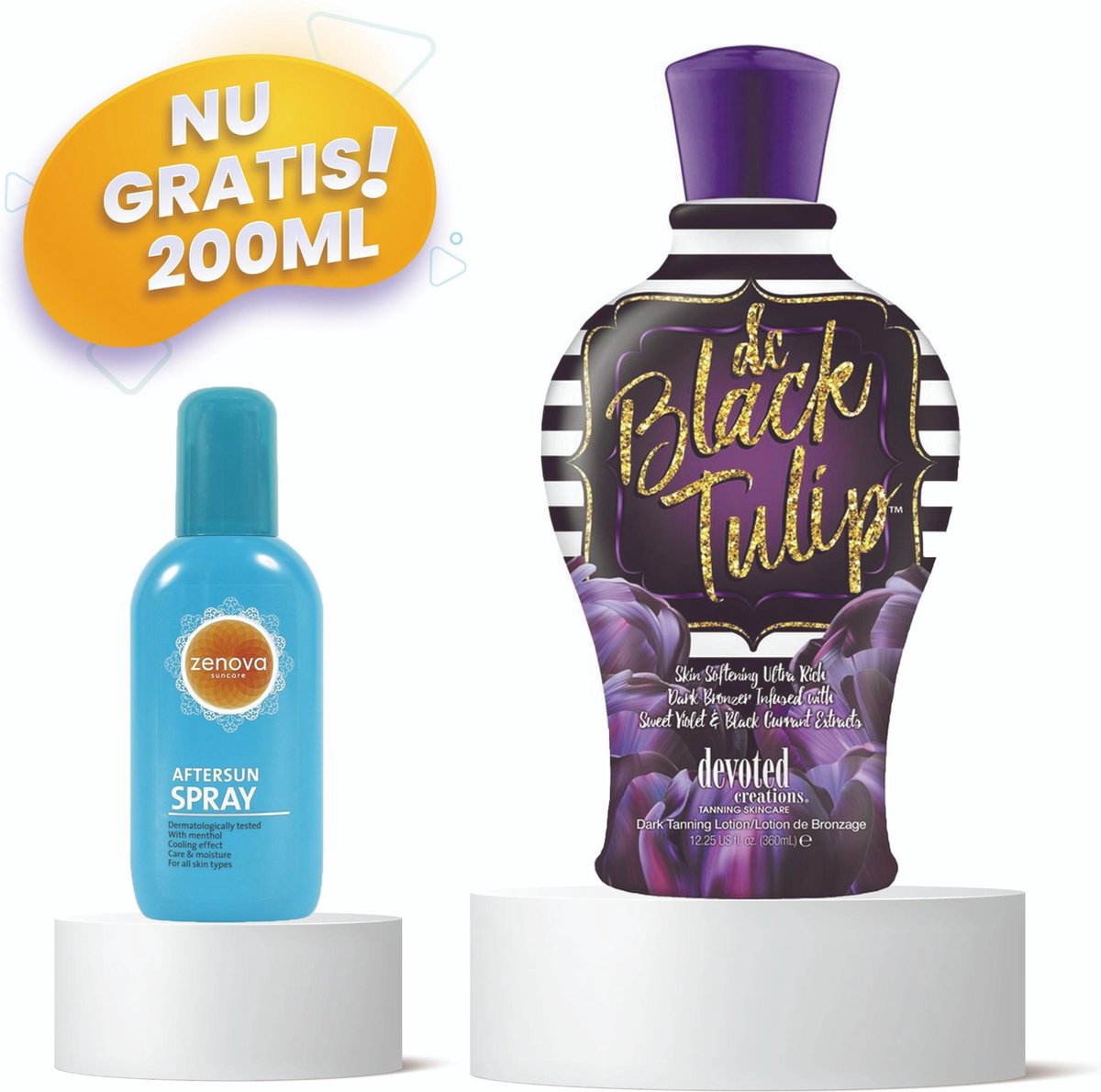 Devoted Creations Â® Black Tulip Zonnebankcrème - 360 ml