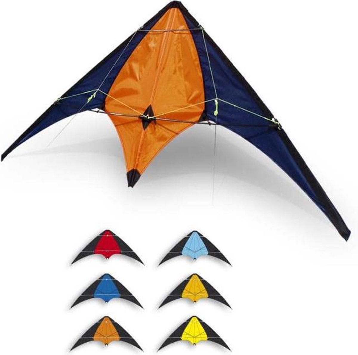Didakites Stuntkite - Stuntvlieger voor Beginners - 100 x 40 cm