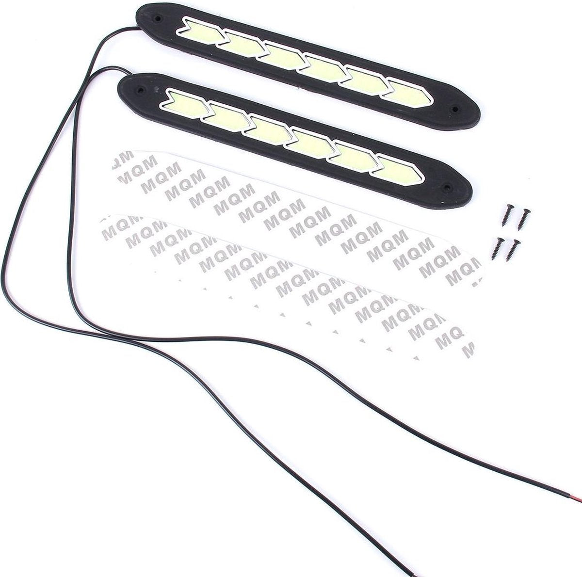 2 STKS 10W Ice Blue Light COB LED Dagrijverlichting