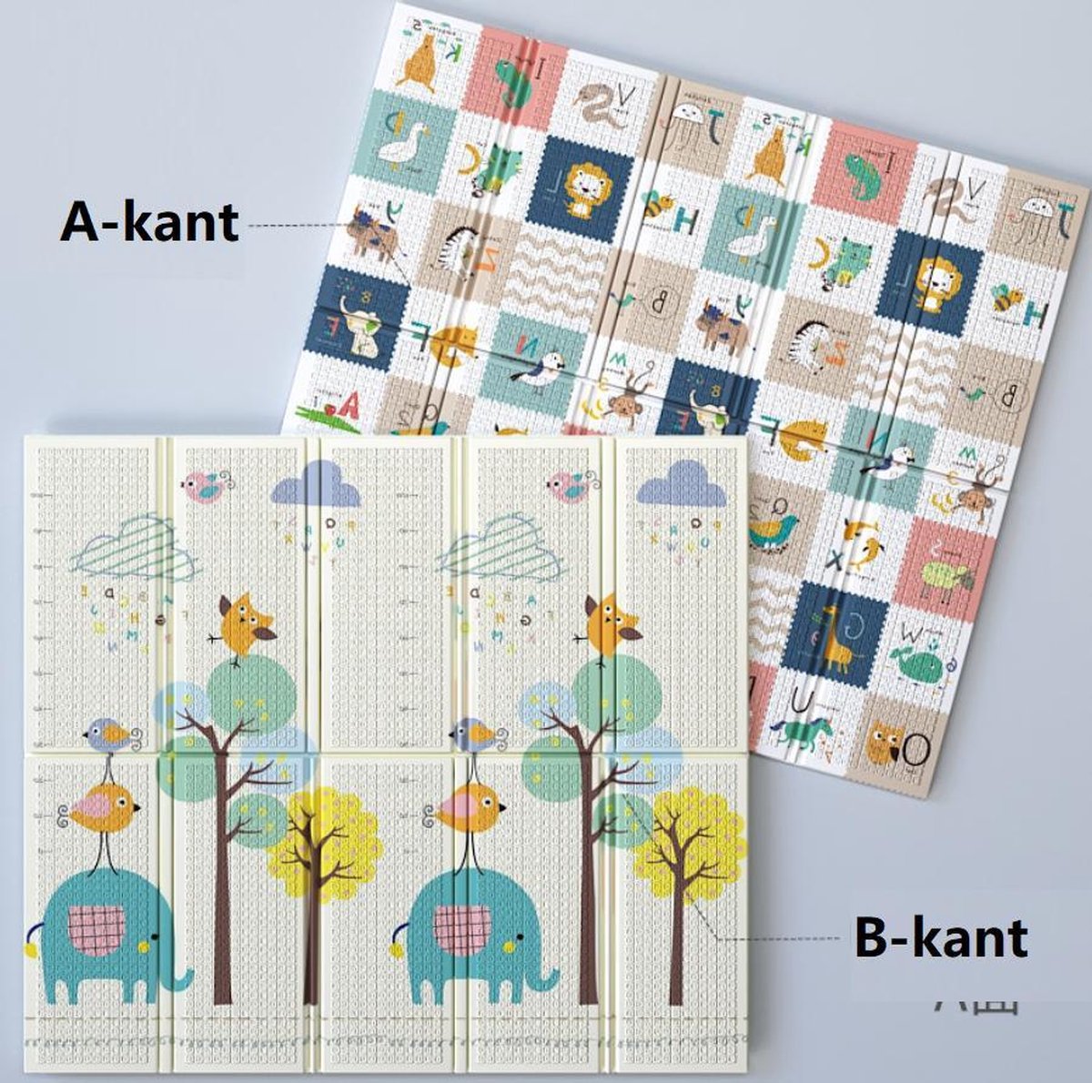 ViKids XXL Dubbelzijdige Speelkleed 200*180*1