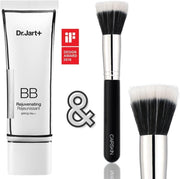 Dr.Jart+ Rejuvenating Beauty Balm 01 #Light + CAIRSKIN Foundation Fiber Brush CS129 - BB Cream & Makeup Kwast - Egale Teint Gezicht - Makeup Brush - Anti Age BB Cream Silver Label SPF 35 / PA++