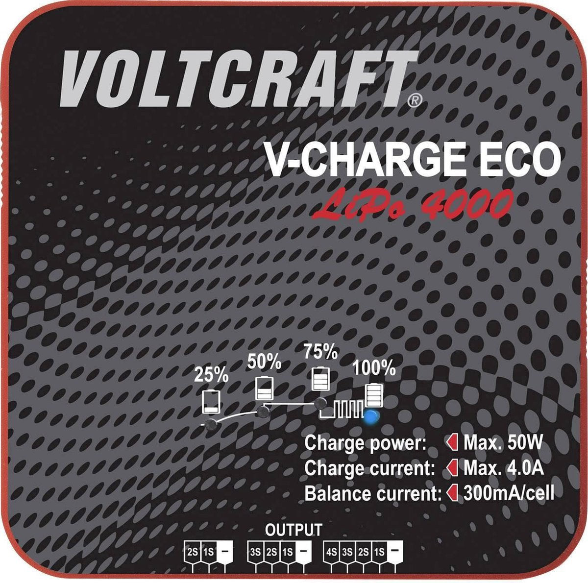 VOLTCRAFT V-Charge Eco LiPo 4000 Modelbouwoplader 230 V